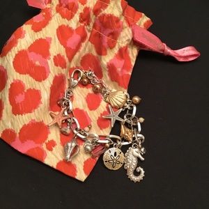 Brighton Nautical Ocean Sea Life Charm Bracelet
